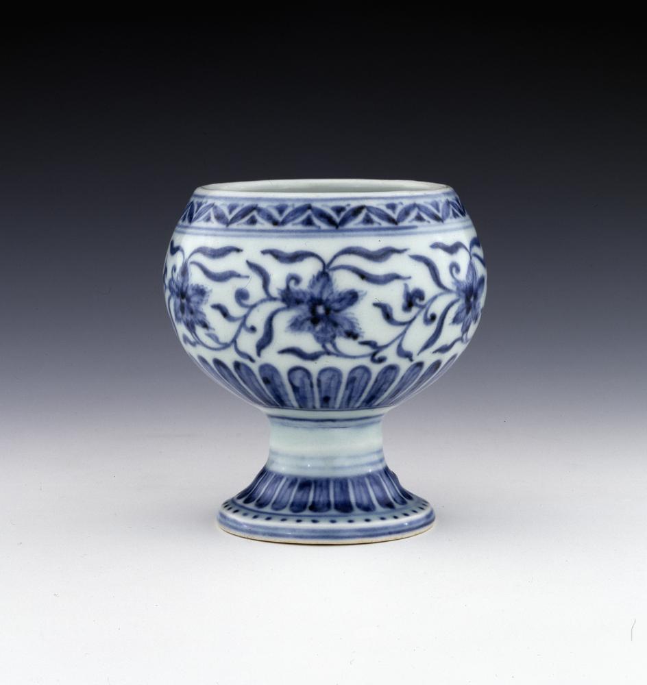 图片[1]-stemmed bowl BM-1943-0215.12-China Archive